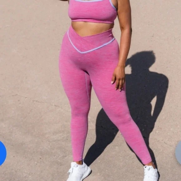 Balance Athletics Vitality Daydream Leggings Berry Marl Size XXL - Picture 4 of 9